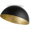 Plafon Sufitowy W Stylu Vintage SFERA 50 32473 SIGMA Czarno złoty